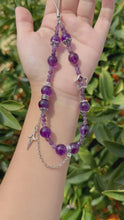 Load and play video in Gallery viewer, Handcrafted Design Amethyst Phone Charm