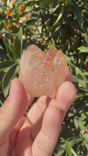 Load and play video in Gallery viewer, Red Mud Skeletal Quartz Crystal Point ,Red Mud Quartz ,#992