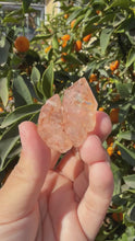 Load and play video in Gallery viewer, Red Mud Skeletal Quartz Crystal Point ,Red Mud Quartz,#985