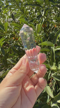 Load and play video in Gallery viewer, 12-Sided Clear Quartz Point,Double Terminated Quartz,Vogel Cut Crystal,A164