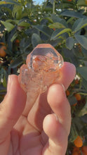 Load and play video in Gallery viewer, Red Mud Skeletal Quartz Crystal Point ,Red Mud Quartz ,#979