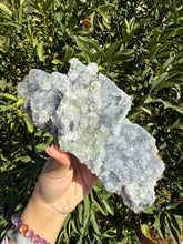 Load image into Gallery viewer, Green Fluorite with Sparkling Quartz and Calcite Double Mixed Mineral Specimen
