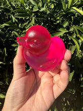 Load image into Gallery viewer, Large Resin cute clear pink duck Sculpture
