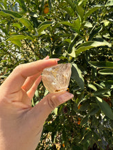 Load image into Gallery viewer, Trigonic Enhydro Quartz from Madagascar,Crystal Point with Water Inclusion,A100
