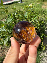 Load image into Gallery viewer, Garden Quartz Crystal Sphere,Natural Lodolite Included Healing Crystal Ball,A330
