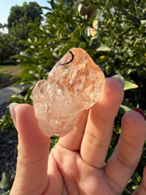 Load image into Gallery viewer, Natural Enhydro Red Mud Skeletal Quartz with Moving Water Bubble,A237
