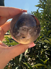 Load image into Gallery viewer, Natural Smoky Garden Quartz Sphere – Healing Crystal Ball for Meditation-A44
