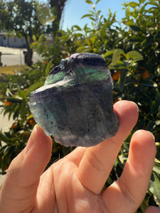 Raw Blue Fluorite Stone,98g