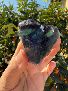 Raw Blue Fluorite Stone,98g