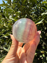 Load image into Gallery viewer, High Quality Candy Fluorite Sphere, Stunning Rainbow Fluorite Ball,A111
