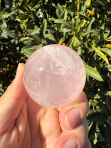 Big Sale!Gemmy Six Star Rose Quartz Sphere