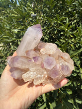 Load image into Gallery viewer, Amethyst Quartz Cluster,Raw Clear Quartz Cluster,Collection Home Decor,A46
