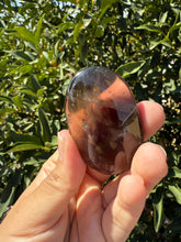 Load image into Gallery viewer, Natural Brazil Smoky Quartz Palm Stone / Meditation Palm Stones,A157
