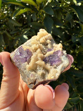Load image into Gallery viewer, Purple Cubic Fluorite cluster, fluorite Mineral Specimen
