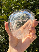 Load image into Gallery viewer, Clear Quartz Offering Bowl,Crystal Quartz Altar Bowl,Crystal Tray,B84
