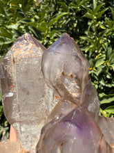 Load image into Gallery viewer, Double Enhydro Amethyst Cluster – Natural Water Bubble Quartz, A47

