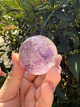Load image into Gallery viewer, Natural Phantom Amethyst Crystal Sphere
