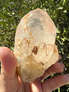 Natural Pineapple Quartz Cluster, Madagascar Candle Quartz, A94
