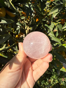 Big Sale!Gemmy Six Star Rose Quartz Sphere