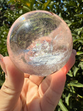 Load image into Gallery viewer, Rainbow Clear Quartz Crystal Sphere,Natural Healing Stone Ball,A116
