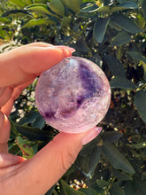 Load image into Gallery viewer, Natural Phantom Amethyst Crystal Sphere

