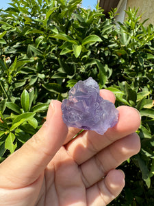 Mini Purple Cubic Fluorite Cluster,Mineral Specimen