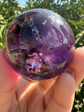 Load image into Gallery viewer, Top quality Chevron Amethyst Sphere,Amethyst Crystal Ball, Davis Effect,A73
