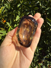 Load image into Gallery viewer, Mini Smoky Quartz Offering Bowl,Crystal Quartz Altar Bowl,Crystal Tray,B99
