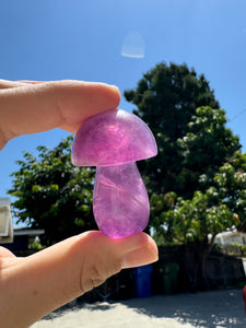 Small Fluorite Mushroom Carving-1.81in