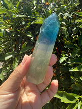 Load image into Gallery viewer, Blue Fluorite Crystal Tower Point/Fluorite Tower/Fluorite Generato,A79
