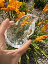 Load image into Gallery viewer, No perfect On Sale!Natural Clear Quartz Gourd Flame Dish,Crystal Tray,B154
