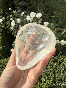 Small Clear Quartz Offering Bowl,234.2g