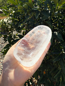 Small Clear Quartz Offering Bowl,Crystal Quartz Altar Bowl,Crystal Tray,B58