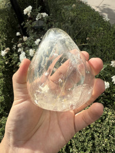 Small Clear Quartz Offering Bowl,234.2g