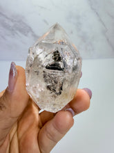 Load image into Gallery viewer, High Luster Enhydro Quartz w/ Moving Bubble &amp;/or Carbon/Black Inclusions,A501
