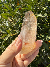Load image into Gallery viewer, Trigonic Enhydro Quartz from Madagascar,Crystal Point with Water Inclusion,A100
