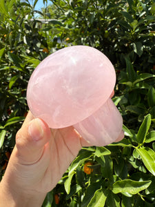 No Perfect On Sale!Large Rose Quartz Mushroom Crystal Sculpture,A80