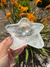 Load image into Gallery viewer, Large Natural Clear Quartz Star Dish,Crystal Tray,Decorative Altar Dish,B159

