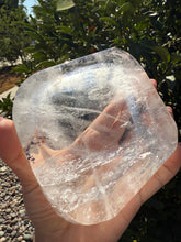 Load image into Gallery viewer, Large Clear Quartz Offering Bowl,Crystal Quartz Altar Bowl,Crystal Tray,B47
