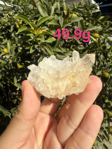 4pcs Natural Clear Quartz Crystal Clusters