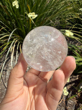 Load image into Gallery viewer, Natural Clear Quartz Crystal Sphere White Healing Stone Ball,A353
