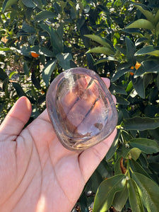 Mini Smoky Quartz Offering Bowl,Crystal Quartz Altar Bowl,B54