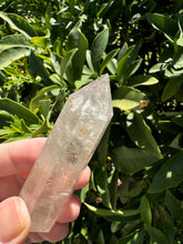 Load image into Gallery viewer, Shiny rainbow Clear Quartz Point  - Chunky Clear Quartz Mini Tower
