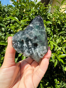 Raw stone Purple Green Cubic Fluorite,Mineral Specimen