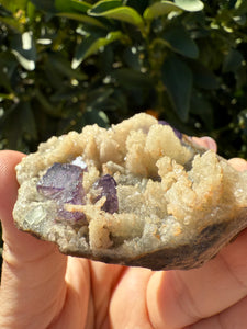 Purple Cubic Fluorite cluster, fluorite Mineral Specimen