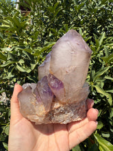 Load image into Gallery viewer, Double Enhydro Amethyst Cluster – Natural Water Bubble Quartz, A47
