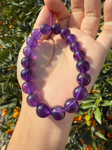 Uruguayan Amethyst Bracelet,Natural Amethyst Bracelet