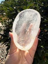 Load image into Gallery viewer, Small Clear Quartz Offering Bowl,Crystal Tray,B57
