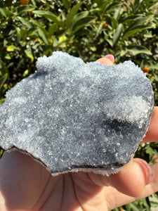 Double Sided Sparkling Quartz Crystal Specimen,Clear Quartz Cluster