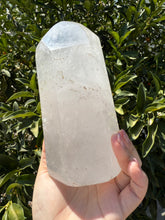 Load image into Gallery viewer, 3.42lb Clear Quartz Crystal Tower Point – High Clarity Polished Stone, A56
